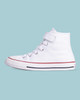 Chuck Taylor All Star Easy On 1V Junior High Top - White/White/Natural