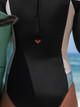 Womens Roxy Active Long Sleeve One-Piece Swimsuit - Anthracite