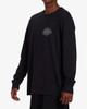 Crayon Wave Long Sleeve T-Shirt - Black