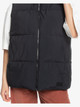 Womens Bright Side Hooded Vest - Anthracite