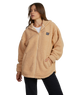 Womens Weekend Plans Full-Zip Hooded Fleece - Hazelnut 