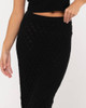 Leo Crotchet Knit Maxi Skirt - Black