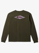 Men's Diamond Long Sleeve T-Shirt - Grape Leaf