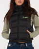 Rusty Water Resistant Puffer Vest - Black 1