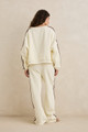 Contrast Sweatshirt - Cream