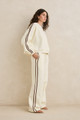 Contrast Sweatshirt - Cream
