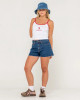 Miss Me Denim Bucket Hat - Blue