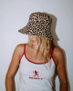 Lennie Leopard Reversible Bucket Hat - Brown