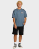 Men's Double Spread T-shirt - Steel Blue