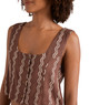 Another Wave Woven Tank Top - Espresso