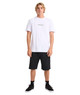 Quik Throwback Tee - White