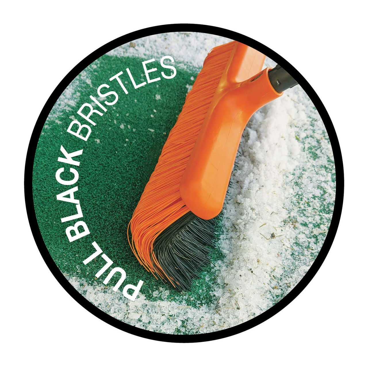 Tiger Jaw TJB Sweeper Raker Tool is a Multipurpose Adjustable Handle All-in-One Broom and Rake Designed with Curved bristles to Push Like a Push Broom or Pull Like a rake