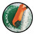 push orange bristles  sweeper raker