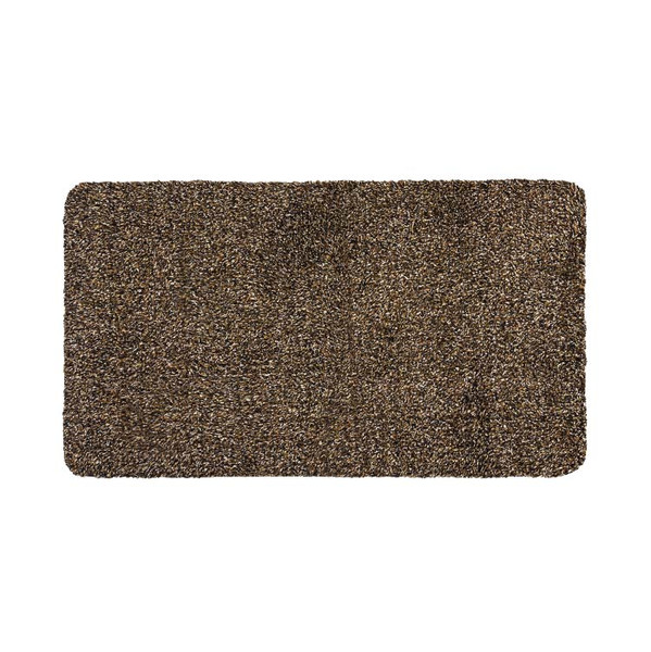 Runner size, shown in Mocha Tiger Jaw Floor Mat Runner 30"x54"