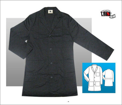 Black Star 3 Front Patch Pockets 36” Lab Coat