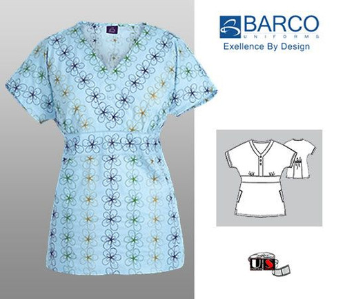 Barco Scrubs Novelty Tops 2 Pkt. V-Neck Kimono