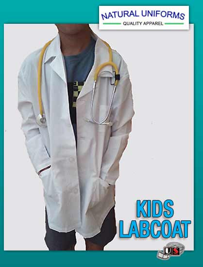 Natural Uniforms Unisex Lab Coat Childrens Uniform 