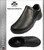 Natural Uniforms Leather Slip-On Nursing Shoes - Black