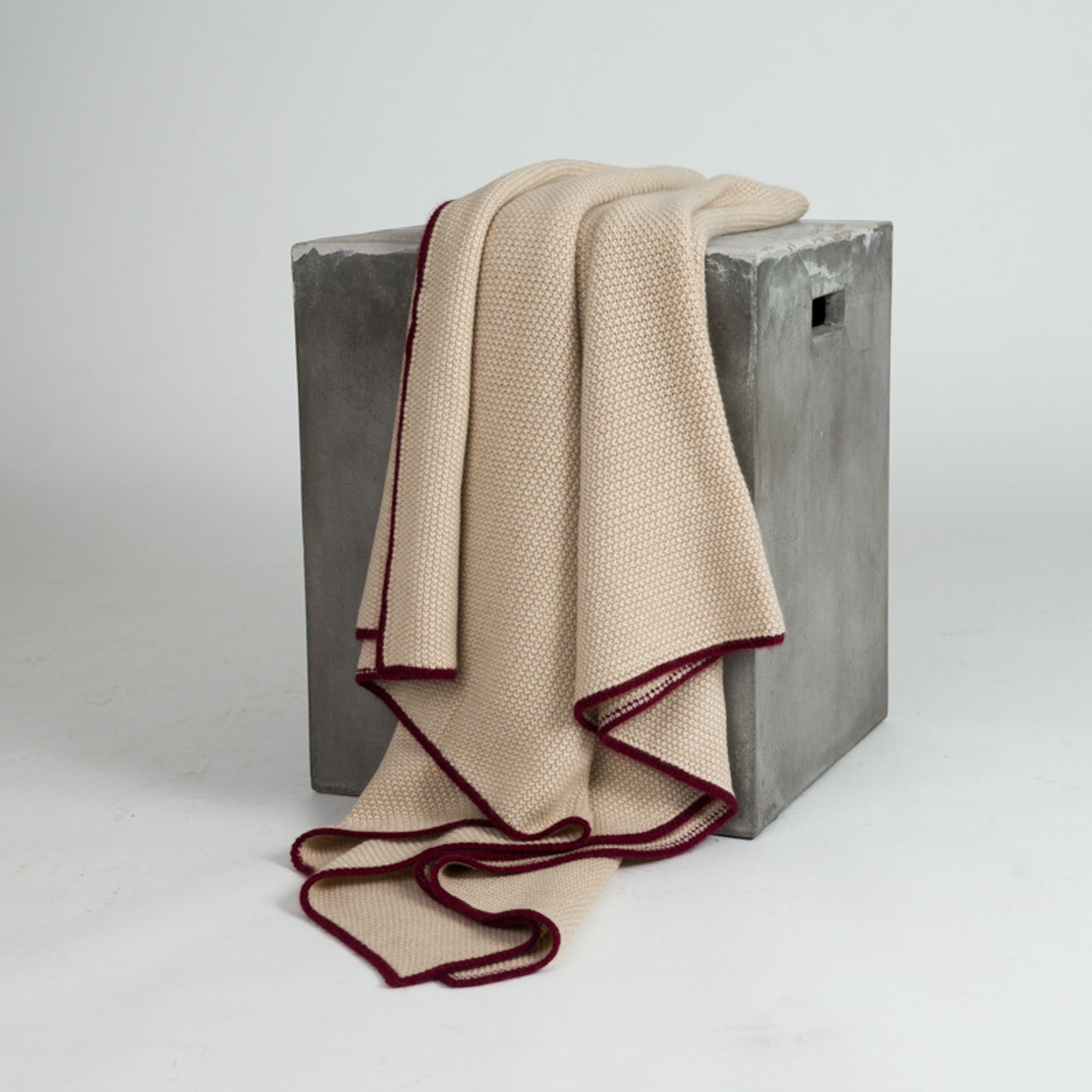 The Pique Cashmere Throw