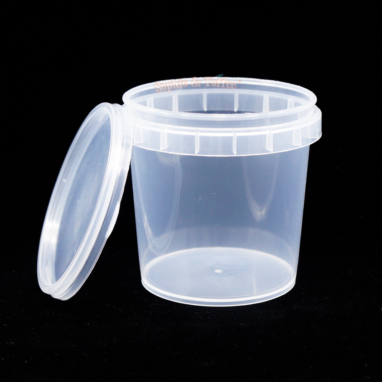 Plastic Container With Seal Lid 150ml Storage Container Plastic Container Slime Container Supplies Container