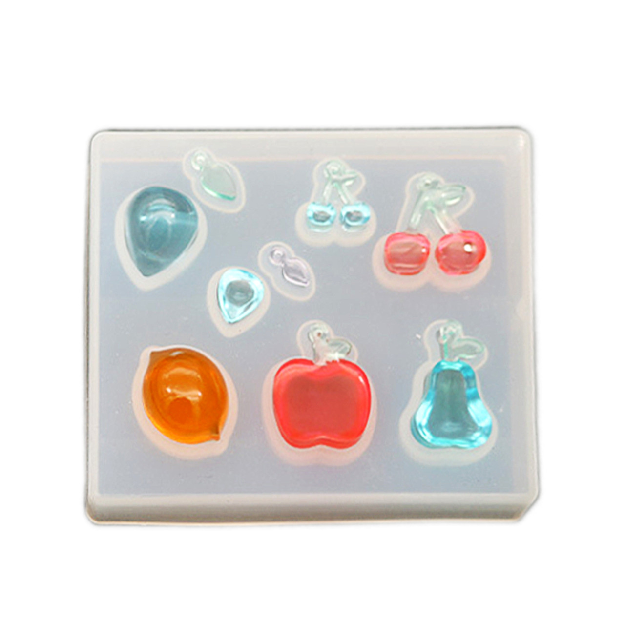 Fruits Silicone Mold Food Silicone Mold Clear Silicone Mold Epoxy