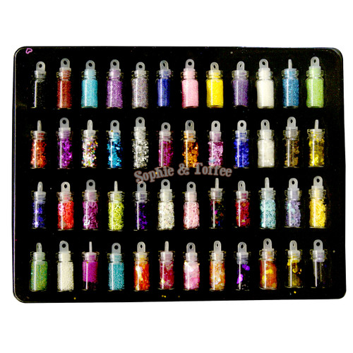 Assorted Glitter Sequins Beads Mix UV Resin Glitters Resin Glitters