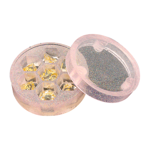 Gamer Polyhedral Dice Box Holder Silicone Mold DND Dice Holder Box