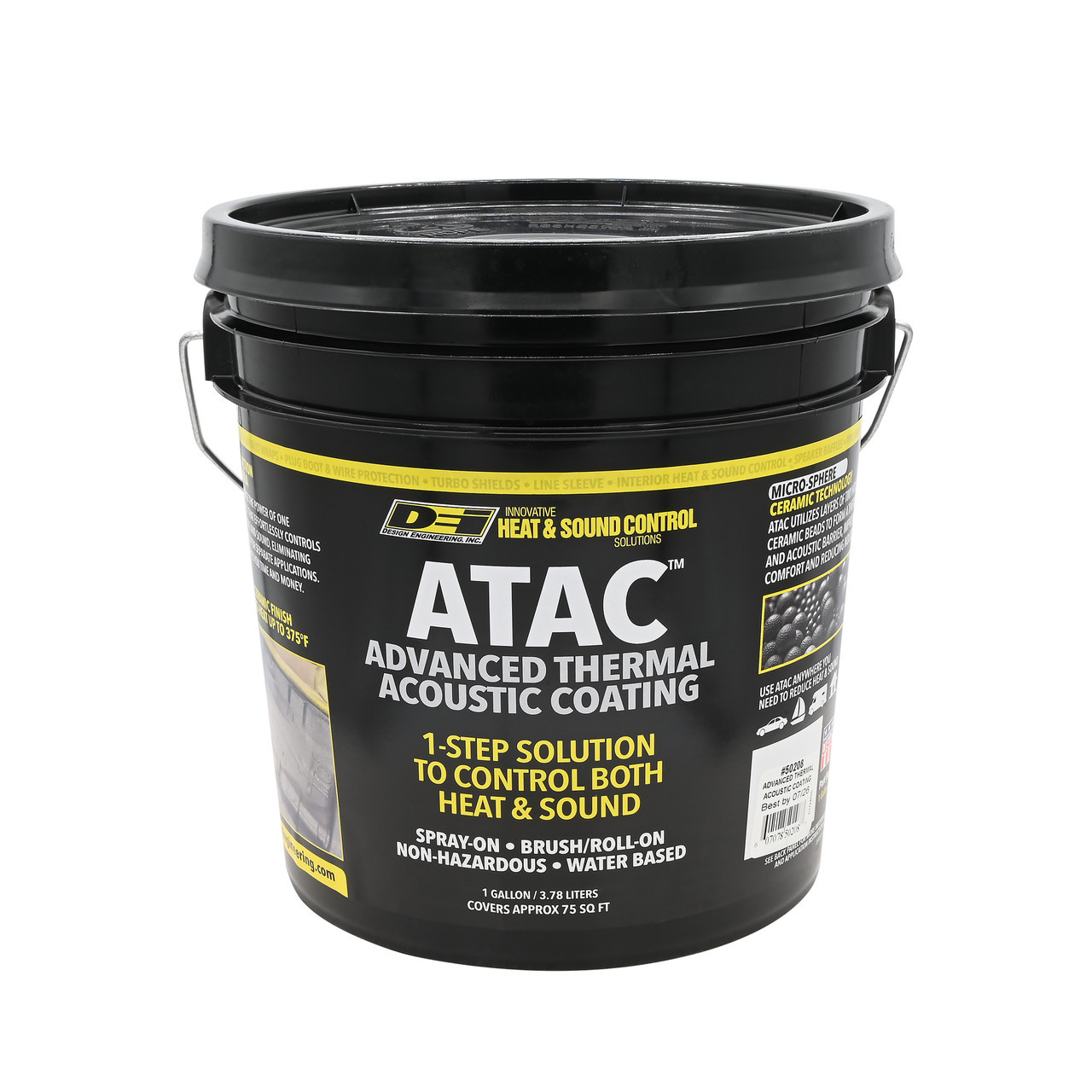漸減/Attrition UDS英語foil ATAC Thermal Acoustic Coating 1 Gallon - Design Engineering, Inc