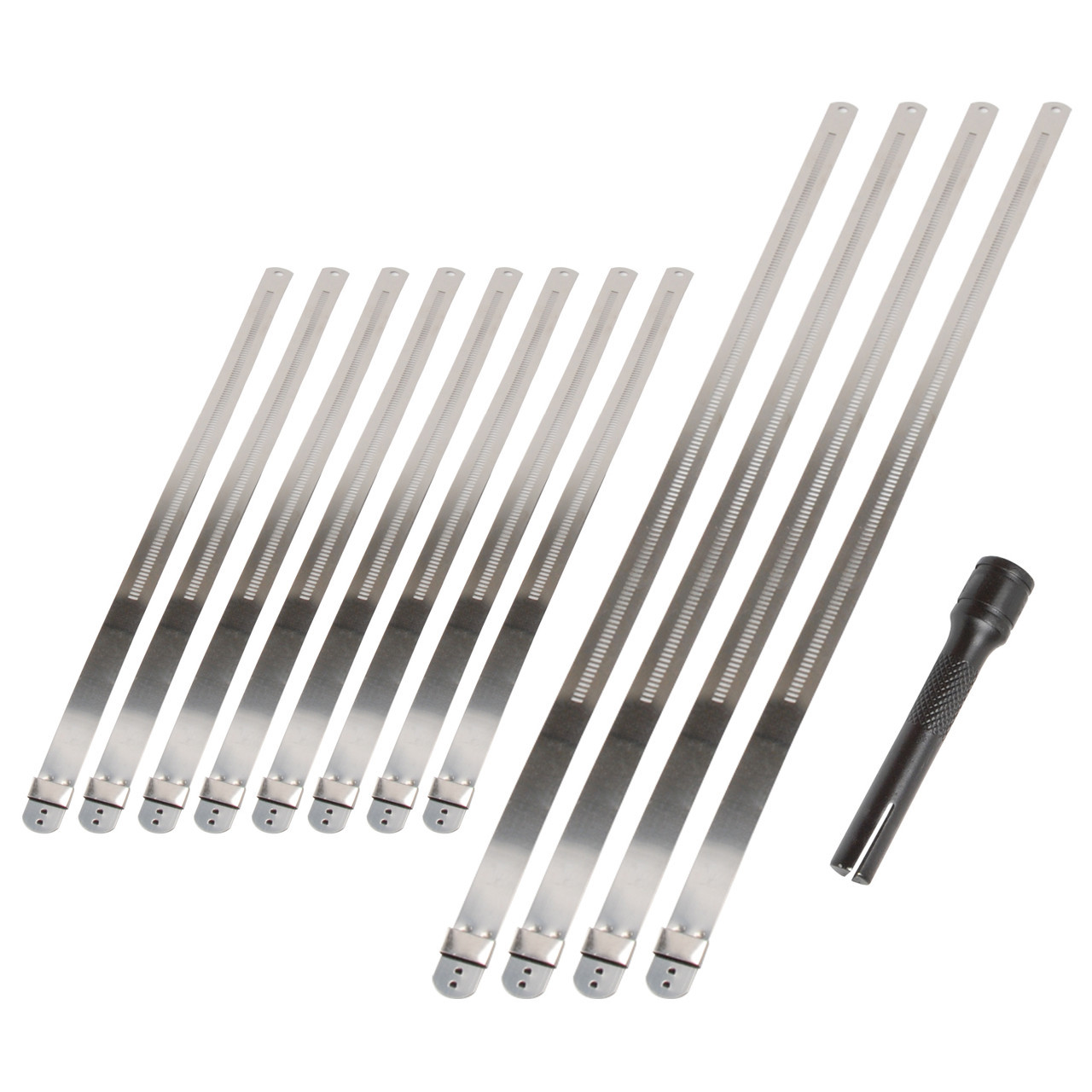 tie様 Stainless-Steel Positive Locking Tie Kit - Design Engineering, Inc