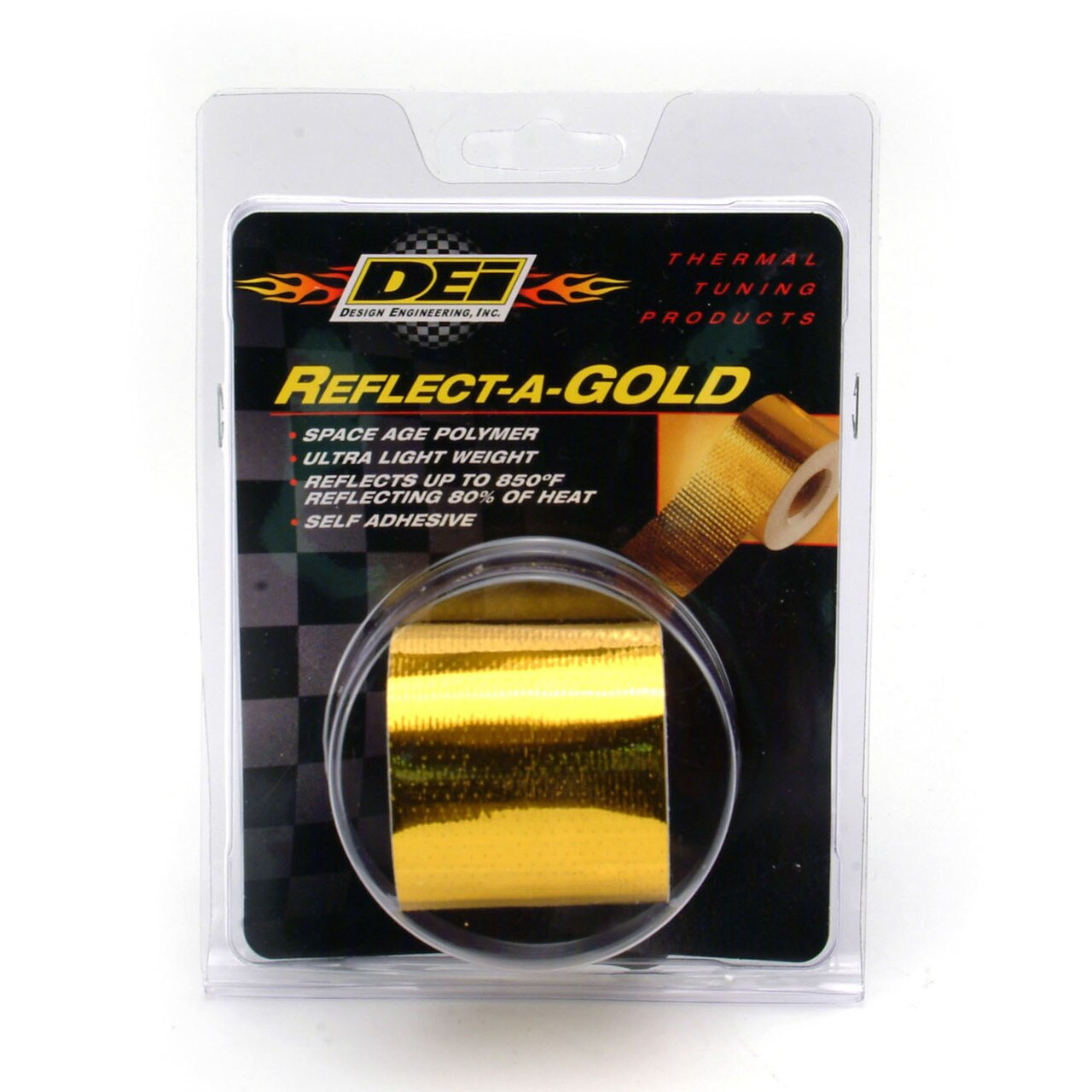 10m X 2inch Reflect Gold Tape High Performance Reflective Heat Shield Wrap