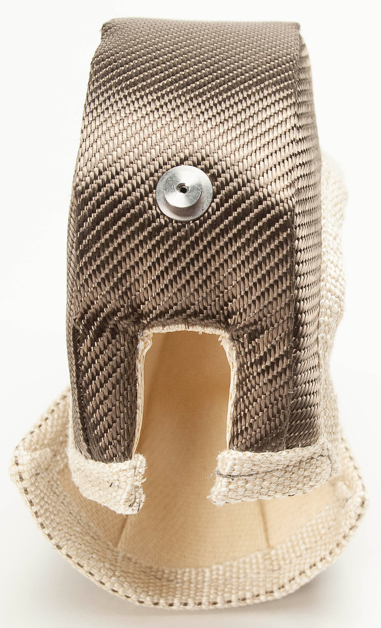 T4 Vulcan Titanium Custom Fit Turbo Charger Heat Shield Blanket Made In - Foto 9