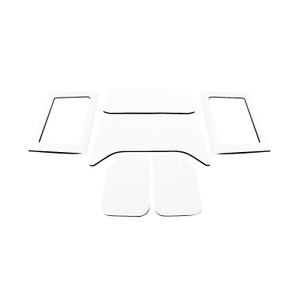 2011-2018 Wrangler JK 4-Door - White Original Finish Complete Headliner Kit 2011-2018 Wrangler JK 4-Door - White Original Finish Complete Headliner Kit