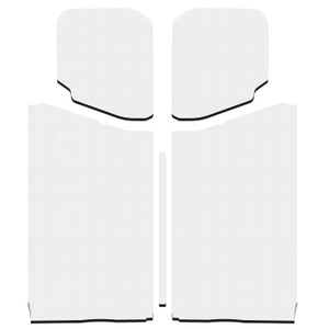 Wrangler JL 2-Door - White Original Finish Headliner Only Wrangler JL 2-Door - White Original Finish Headliner Only