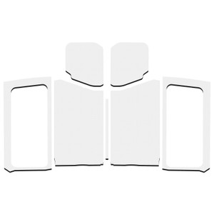 Wrangler JL 2-Door - White Original Finish Complete Headliner Kit Wrangler JL 2-Door - White Original Finish Complete Headliner Kit