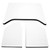 2007-2010 Wrangler JK 2-Door - White Original Finish Headliner Only