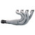 Header coated in Aluminum HT Silicone Spray Header coated in Aluminum HT Silicone Spray