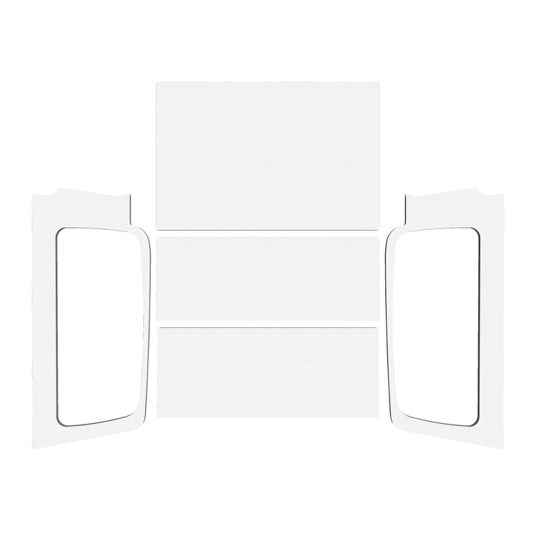 '04-'06 Wrangler LJ - White Original Finish Complete Headliner Kit