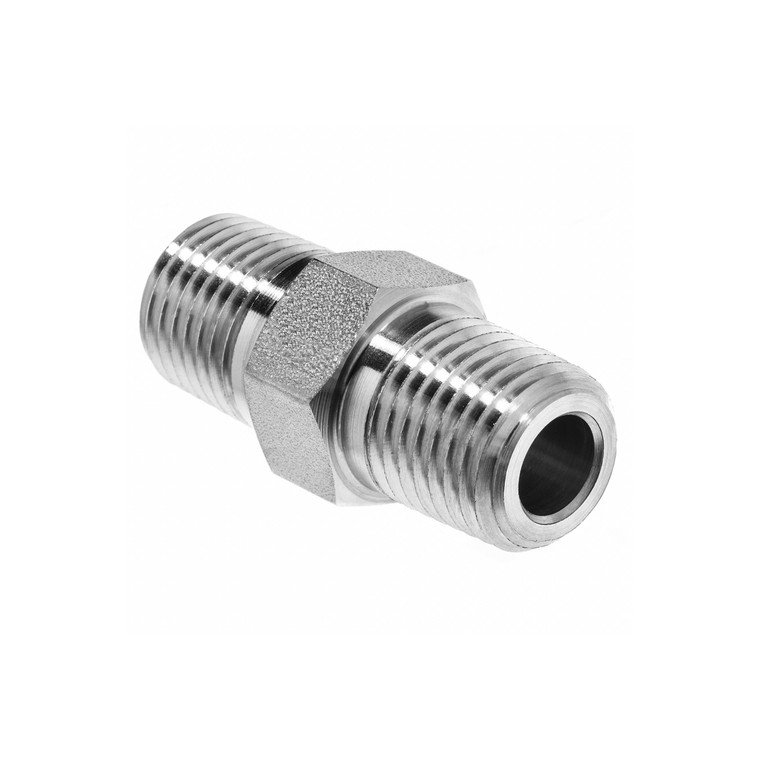 Male Close Nipple Fitting 0.125" NPT