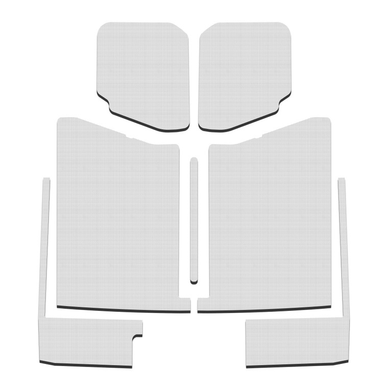 Gladiator - White Original Finish Complete Headliner Kit