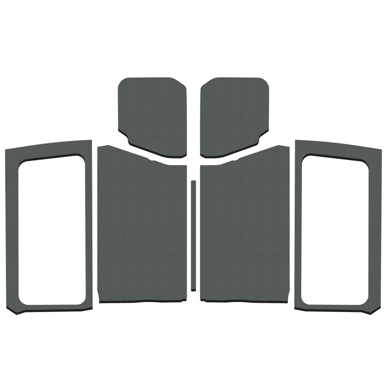 Wrangler JL 2-Door - Gray Leather Look Complete Headliner Kit