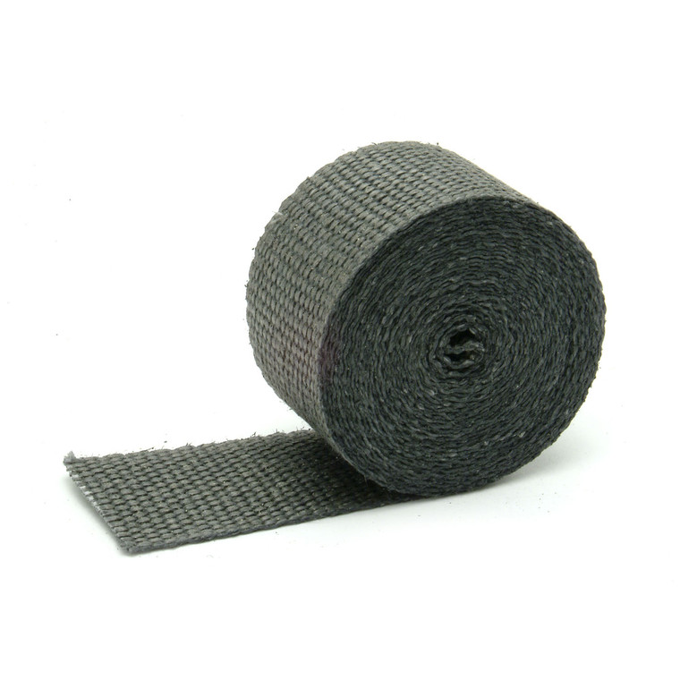 Black Glass Fiber Exhaust Wrap - 2" x 15'