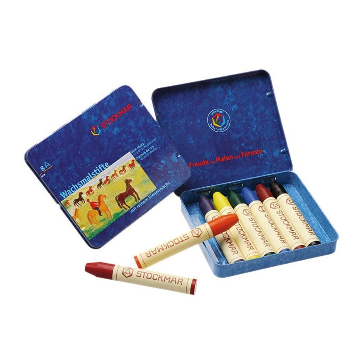 Stockmar Painting and Drawing Set - Opaque Colors & Hexagonal Colored  Pencils