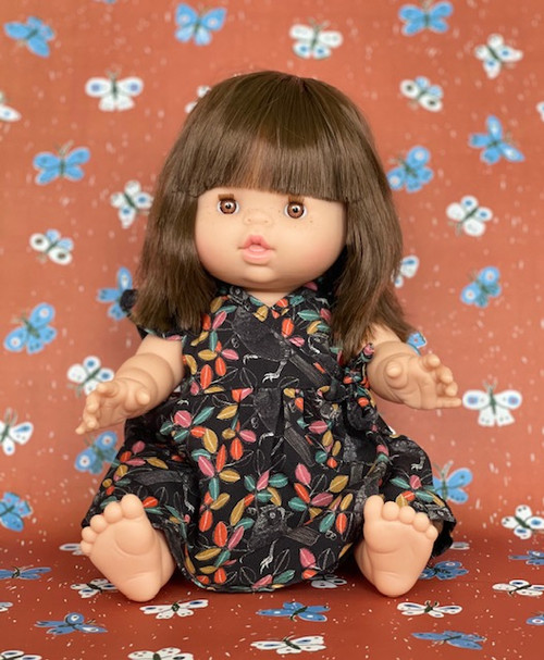 Printed Dress For Minikane Doll