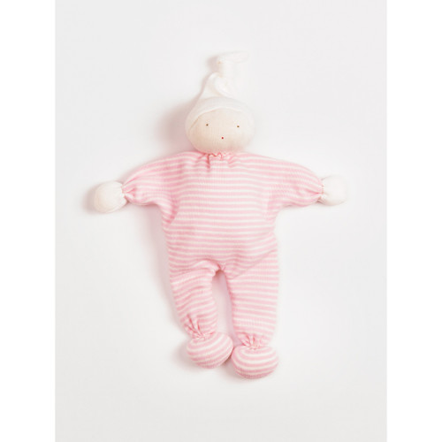 Organic Baby Buddy Lovey In Pink