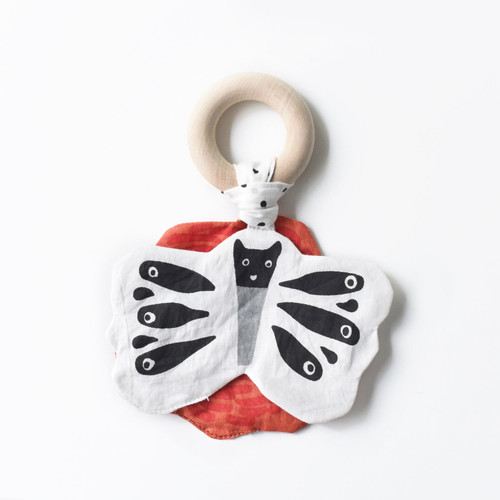 Organic Crinkle Teether Butterfly