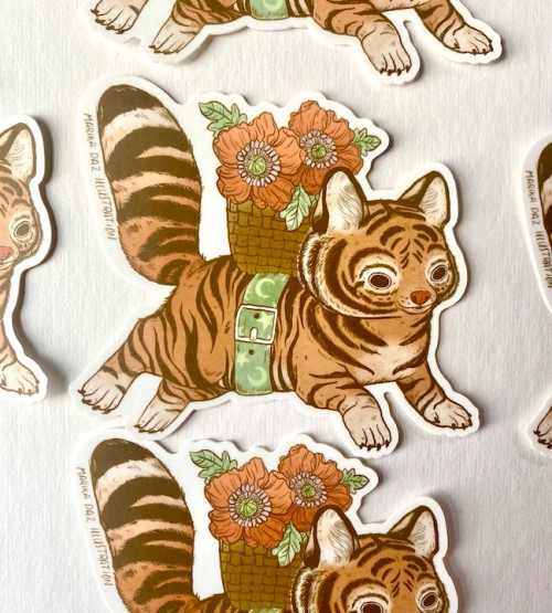 Tiger Blossom Sticker