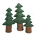 Felted Pine Trees - Set of 3