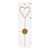 Golden Sparkler Wand Heart