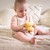 Tara The Duck - Natural Rubber Teether, Rattle & Bath Toy