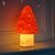 Small Red Mushroom Lamp